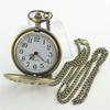 New Punk Steam Gear Hollow Quartz Watch Pocket Necklace Gift Chain Pocket Watch