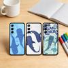 AAA Whale  Phone Case For Samsung S25,S24,S21,S22,S23,S30,Ultra,S20,Plus,Fe,Note,10,9,5G Black Cover