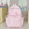 New Y2k Cute Polka Dot Backpack Sweet Girl Bow Small Knapsack Large Capacity Students Schoolbag Women's Fashion Outdoor Rucksack