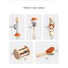 1set Toddlers Early Education Gift Castanet Sand Hammer Tambourine Kindergarten Orff Percussion Instrument Musical Toys for Baby