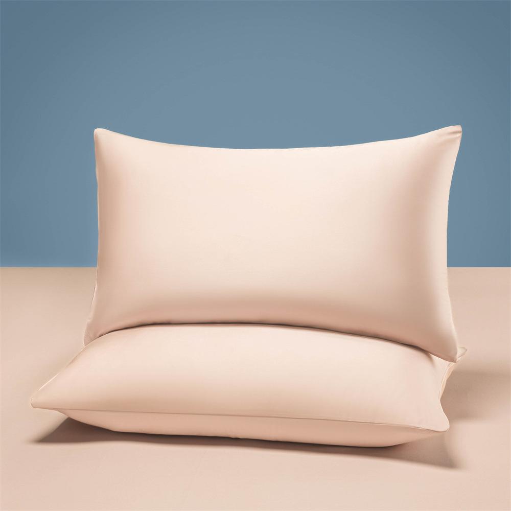 Tencel Lyocell Pillowcase Summer Silky Smooth Solid Color Silk Cool Pillow Towel Pillowcase