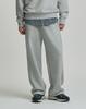 Work On Body Off Basic Semi-Overfit Cotton Sweatpants [Melange Grey]