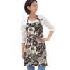 Fabrizm Apron Made In Japan Work Apron Short Length Afra Black 1590zbk Width/95cm, Length/66cm