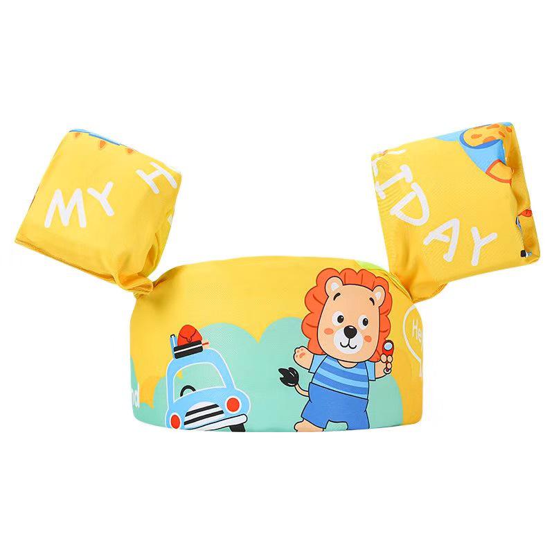 Cartoon Kids' Swimsuit & Water Play Gear: Armbands, Floats, Swim Rings, Life Jackets, Water Sleeves, Buoyancy Vests.