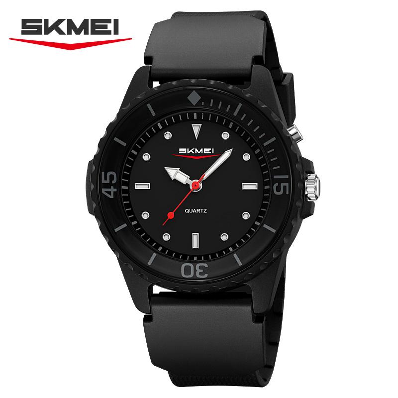 SKMEI 2433 Light Watch Reloj New Simple Outdoor Quartz Watch for Male and Female Students Sports Waterproof Watch Creative Night