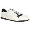 MAC80 Leather Stylish Skateboarding Shoes Men's White Black Distressed 741656 AAB79 9151
