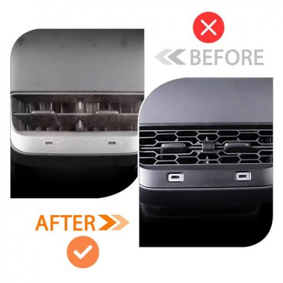 Rear Center Console AC Vents Cover For Tesla Accessories Model 3/Y