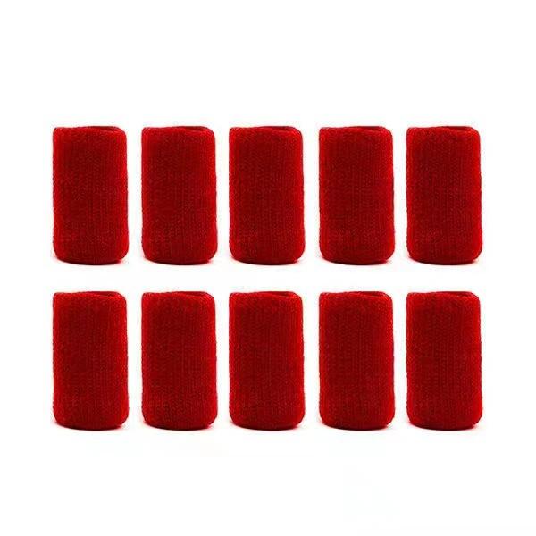 10Pcs Comfortable Finger Brace Splint Sleeve Thumb Support Protector Elastic Breathable Stabilizers for Golf