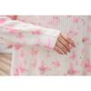 Autumn Women Solid Sweaters Knitting Basic Fashion O-Neck Style Pink Loose Pullover Sweater