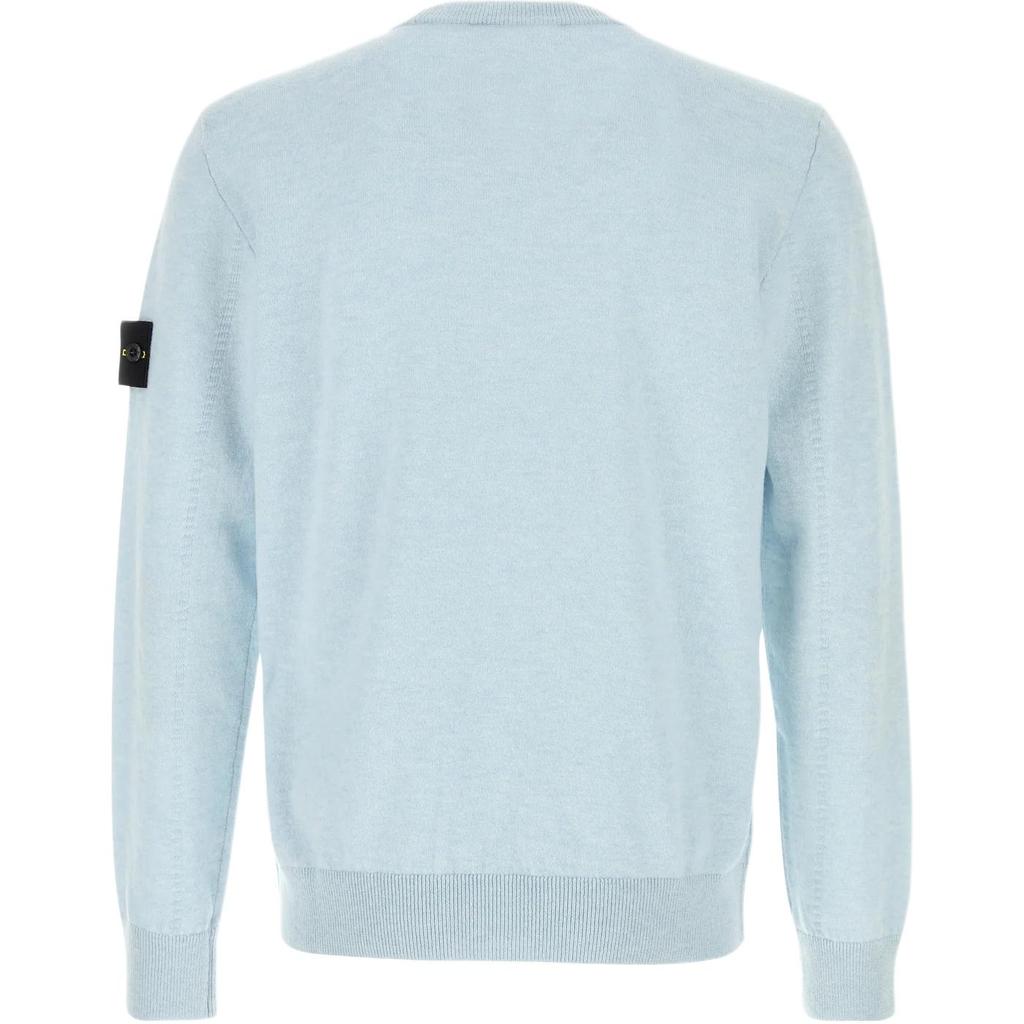 STONE ISLAND Solid Color Crew Neck Long Sleeve Sweater Men Sweater L1S155100010S00B4-V0041