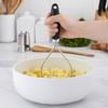 Wave Manual Potato Masher Stainless Steel Fruit Crusher Kitchenware Mud Press Masher  Children Food