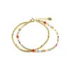 Bracelet - LUXENTER - Guth - Argent 925 - Or jaune 18k - Cristal multicolore