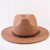 Popular European and American Classic Simple Flat-brimmed Top Hat Men's and Women's Fashionable and Elegant Versatile Jazz Hat Top Hat