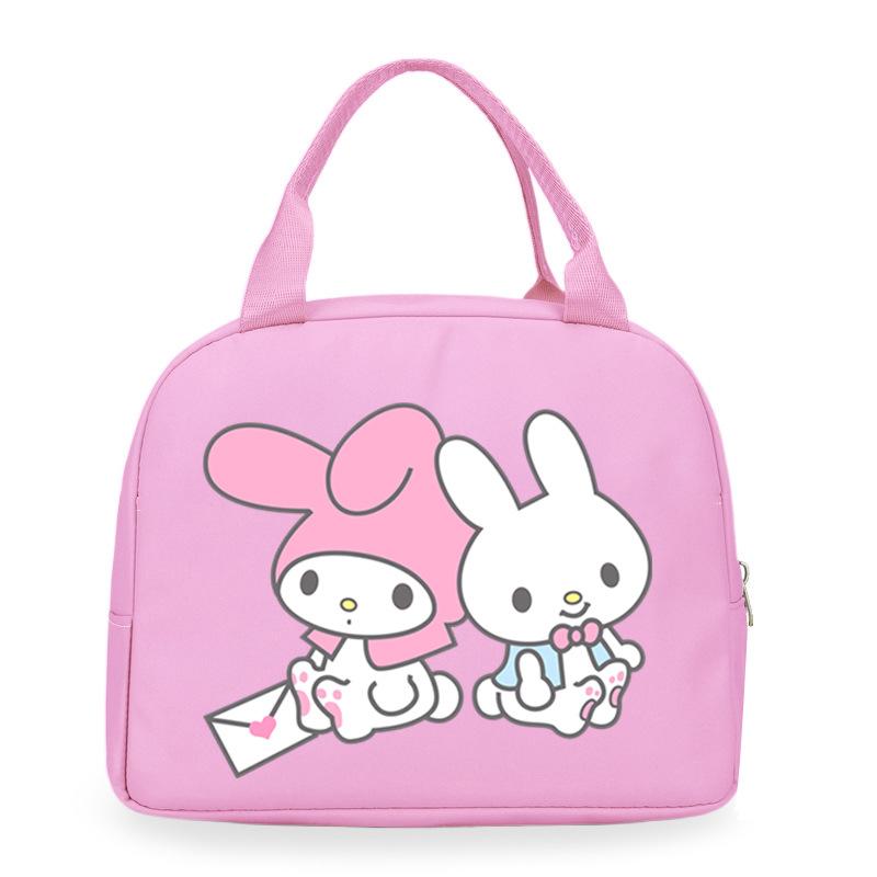 Melody cute cartoon print student lunch bag high value work commute leisure handbag