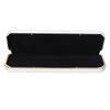 LED Lighted Jewelry Gift Box Rings Bracelet Tray Display Storage Case for Proposal Engagement WeddingWhite