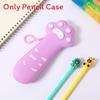 Creative Cat Paw Silicone Pencil Case For Kids School Supplies Storage Organizer