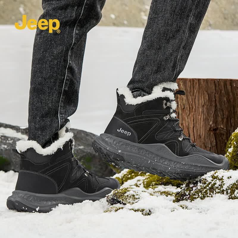 Jeep Men's Thermal Fleece Snow Boots