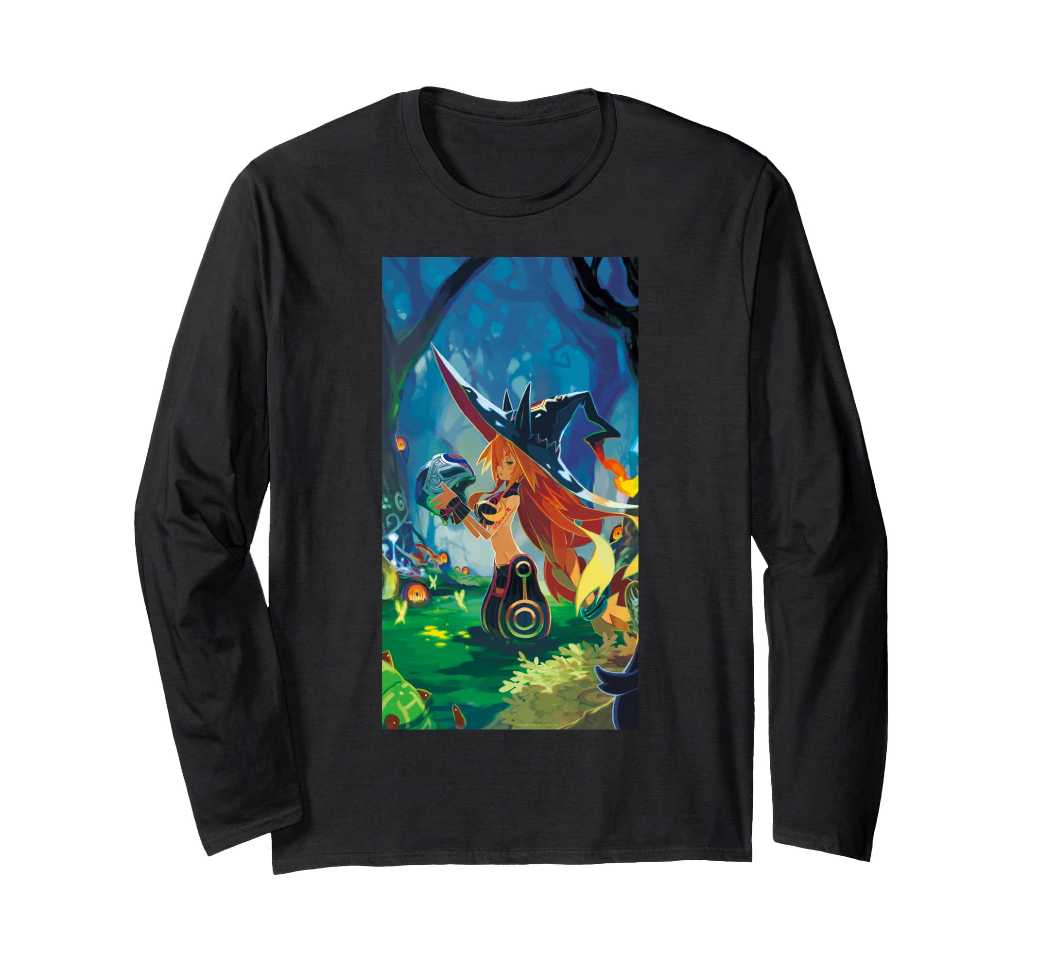 Иллюстрация упаковки The Witch and the Hundred Knight (Болотная Ведьма) Футболка с длинным рукавом