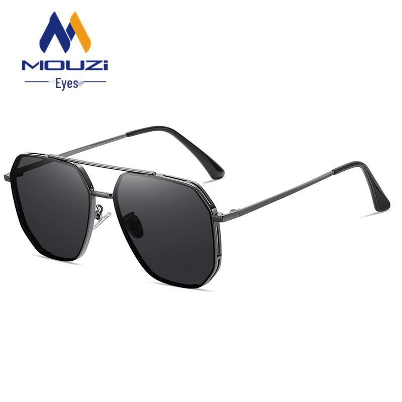 Men's Polarized Nylon Aviator Sunglasses - UV Protection for Driving & Fishing