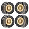 4 Stück Zylinderknöpfe E-Gitarren Lautstärkeregler Potentiometer für LP Gerader Zylindertyp