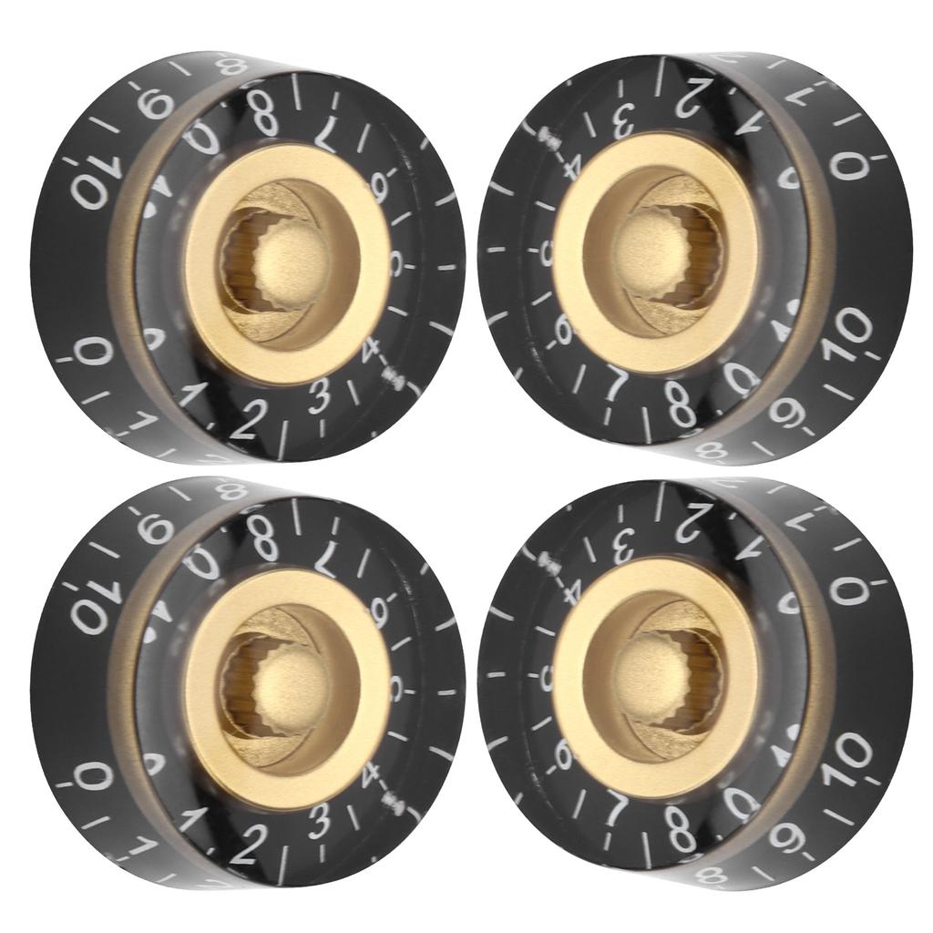 4 Stück Zylinderknöpfe E-Gitarren Lautstärkeregler Potentiometer für LP Gerader Zylindertyp