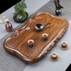 Handcrafted Solid Wood Tea Tray with Drainage