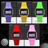 Square Dial Children Watch Multifunction LED Watch Fashion Digital Watch  Kids Wear