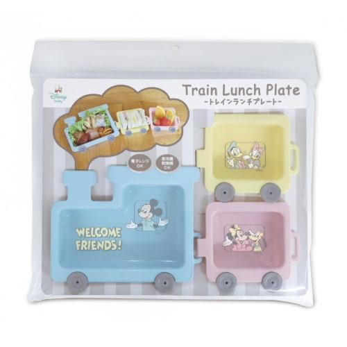 

Nishiki Kasei Train Lunch Plate, Mickey Mouse, Made in Japan