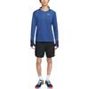 Nike T Shirts Men's Blue Crew Neck Moderate Straight Fit DD5650-451