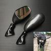 Carbon Black Rear View Mirrors For Suzuki Katana GSX600F GSX750F GSX 600F/750F 1998-2002 1999 2000 2001 New