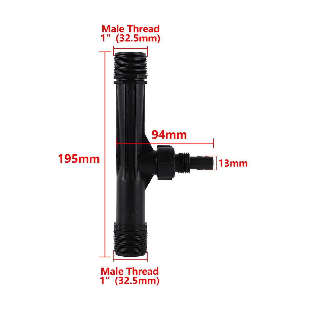 1" 3/4" 1/2" Venturiho směšovač hnojiv Stříkačka Venturiho trubice Automatická sada pro hnojení Zahradní zavlažování Aplikátor hnojiv