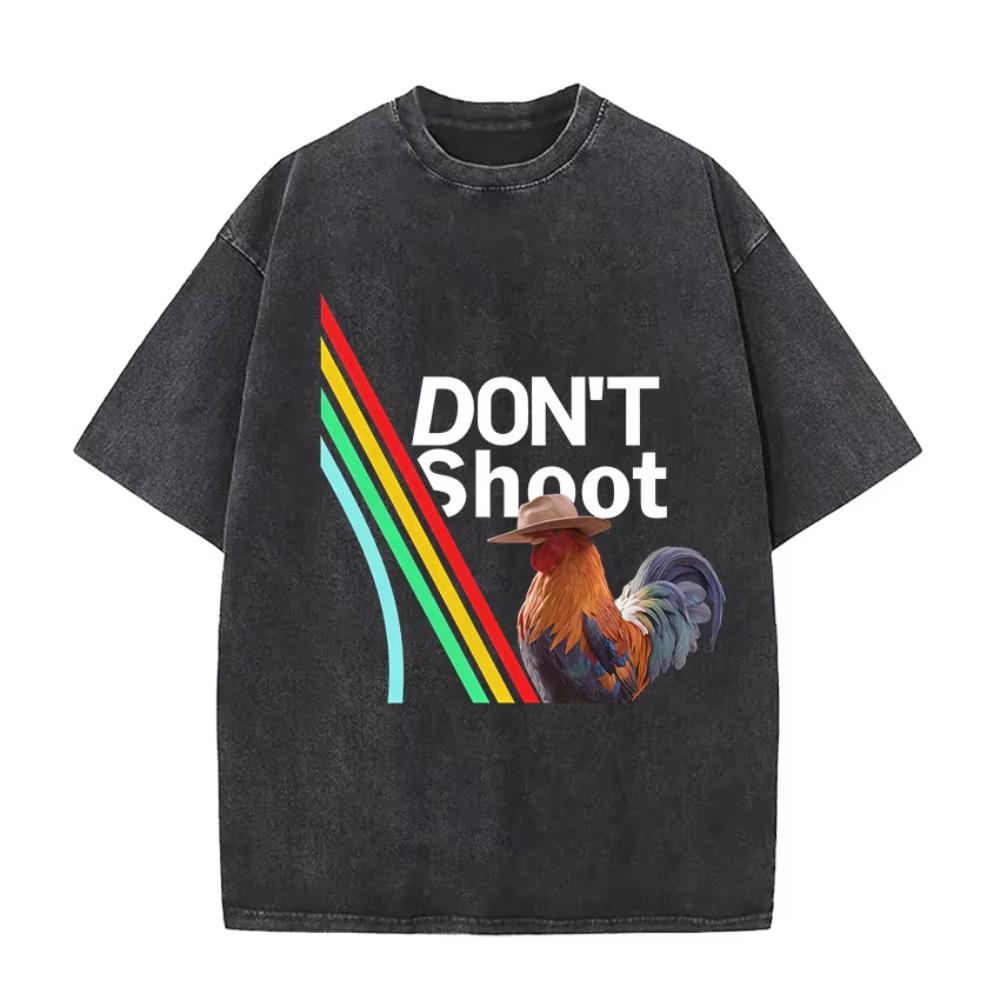 Vintage Washed Game ARC Raiders Graphic T Shirt Men's Cosplay Gothic Short Sleeve T-shirts Casual High Quality Tshirt Streetwear