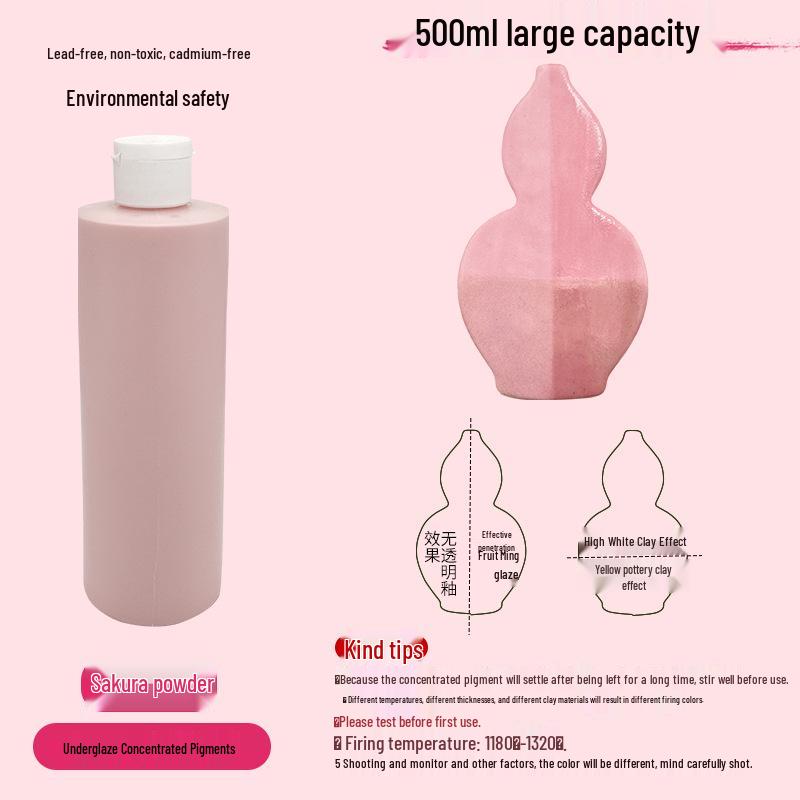 Konzentrierte wasserbasierte Keramik-Unterglasurpigmente für DIY- & Studentenprojekte