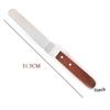 3pcs/set Angled Icing Spatula Stainless Steel Cream Cake Butter Spatula Cake Smoother Scraper Polisher Ustensiles Kitchen Gadget