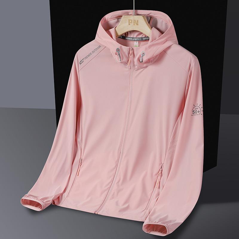 1011 summer new cool sunscreen clothes men's outdoor breathable thin skin clothes jacket women's UV protection fishing clothes