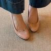 High Heels Damen Elegant Schuhe mit Absatz Mode Flach Neue Marke Pumps 2025 Herbst Neu Arbeitsschuhe Kleid Party Zapatillas De Mujer