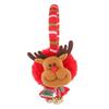 Sequin Detail Christmas Plush Earmuff Soft Fabric Cartoon Santa Headband  Cute Lovers