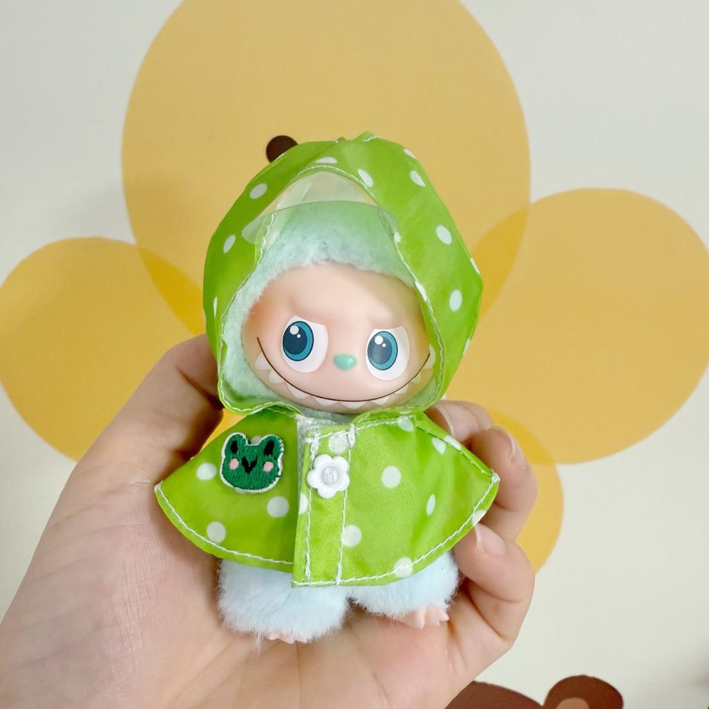 Mini Version 4.0 Vinyl Face Plush Blind Box Doll Clothes Christmas Set Small Nose Gaga Heart Bottom Password