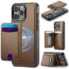 JEEHOOD J10 Flip Card Bag MagSafe Split RFID Leather Phone Case