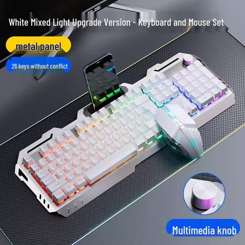 Maverick Mechanical Gaming Keyboard, Mouse, and Headset Set - Wired Esports Peripherals.