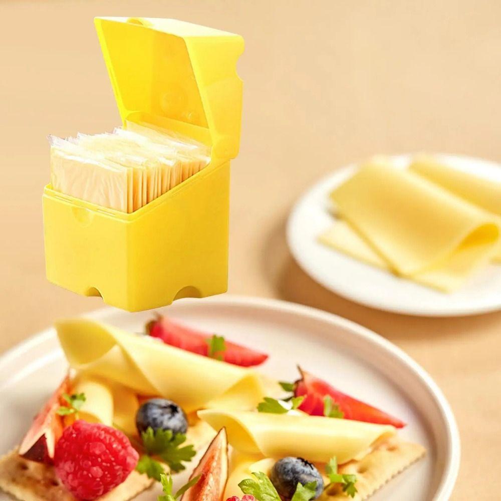 Creative Sliced Cheese Container Lightweight Cheese Holder Box Kitchen Gadgets