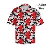 Hawaiian Bigfoot Pirate Man Shirts Women Tropical Summer Aloha Casual Shirts Button Down Short Sleeve Sasquatch Shirt Clothing