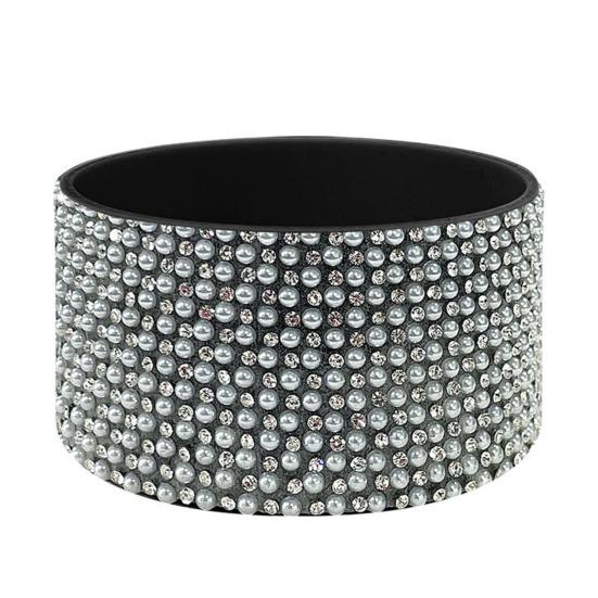 Strass-Silikon-Stiefel für 30-40oz Becher Funkelnder Glitzer-Tumbler Basis-Schutz Rutschfeste Stoßfeste Becherhülle Stylisches Accessoire