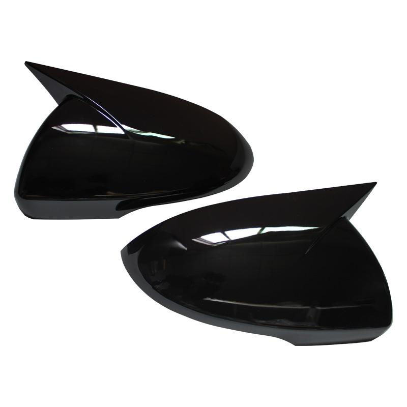 Für Kia Optima K5 2016-2020 Rückspiegelgehäuse Abdeckung Kohlefaser-Muster oder Schwarze Spiegelkappen