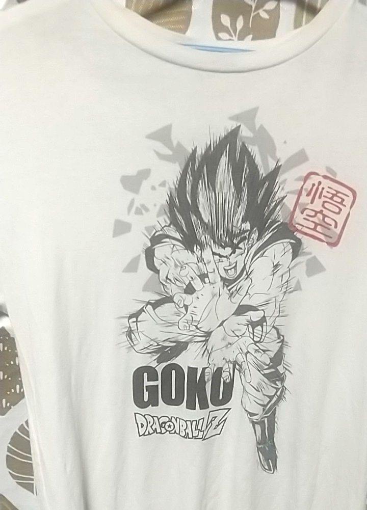 

[USED] Official Dragon Ball Z Son Goku 00s Kamehameha T-shirt, size L