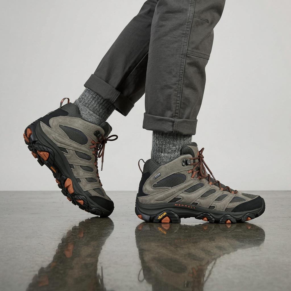 Merrell Moab 3 Mid GORE-TEX - Men's Hiking Boots Trekking Boots Green-Beige J035791 ORIGINAL