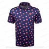 Herren Golf T-Shirt Kurzarm Sport Freizeit Poloshirt Outdoor Hohe Qualität Atmungsaktives Gewebe Sporttrikot Business Poloshirt