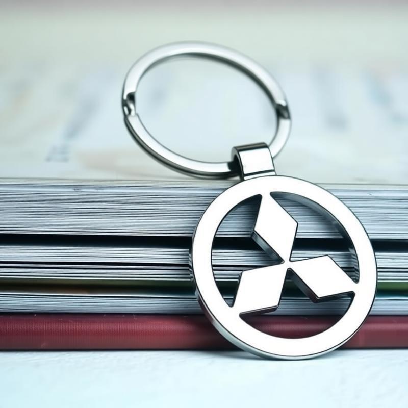 cyhk7 for Mitsubishi Lancer 9 10 ASX L200 Colt Pajero Outlander Eclipse Metal Alloy Car Keychain Key Ring Pendant Accessories wheelcap