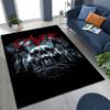 Slayer Heavy Metal Rock Band Skull Art Carpet Rug for Bedroom Living Room Sofa Home Doormat Decor,Large Non-slip Floor Mat