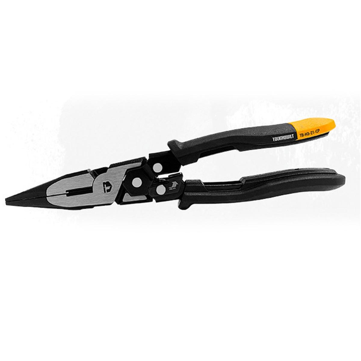 

TOUGHBUILT TB-H3-21-CP 9-inch Force-saving Needle-nose Reset Spring Steel Wire Pliers Sturdy Durable Hand Tool TB-H3-21-CP